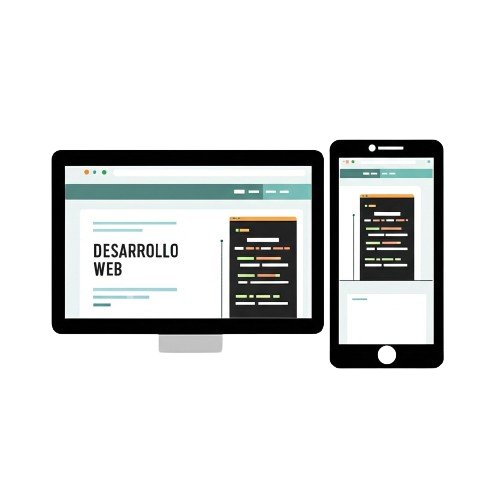Ilustración de Desarrollo Web